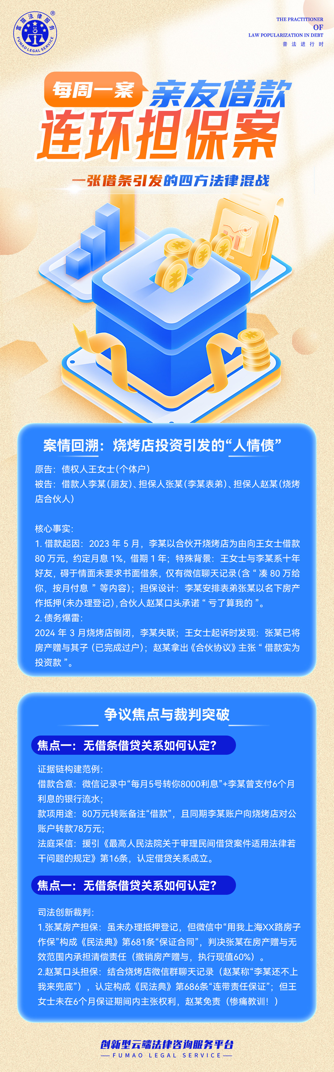 富貓法務：一張借條引發的四方法律混戰